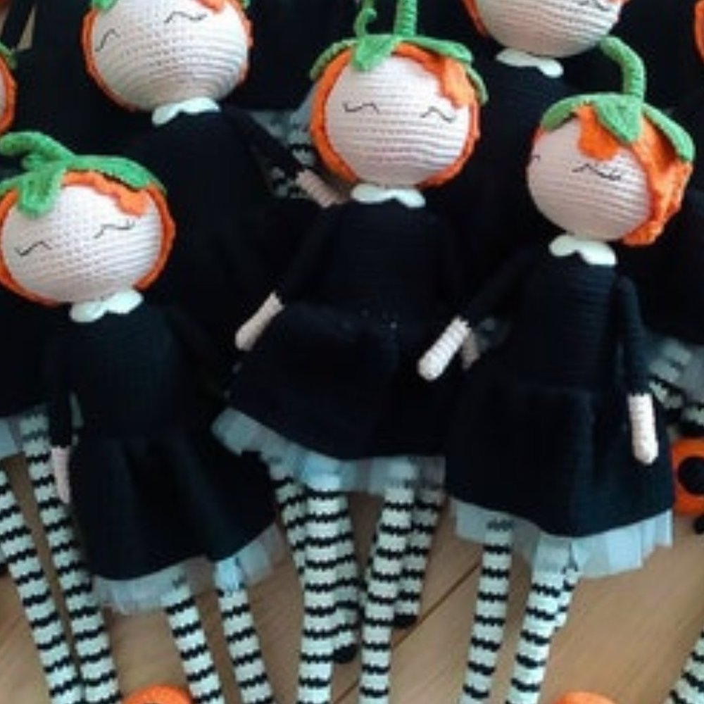 Wearable Crochet Handmade stuffed doll